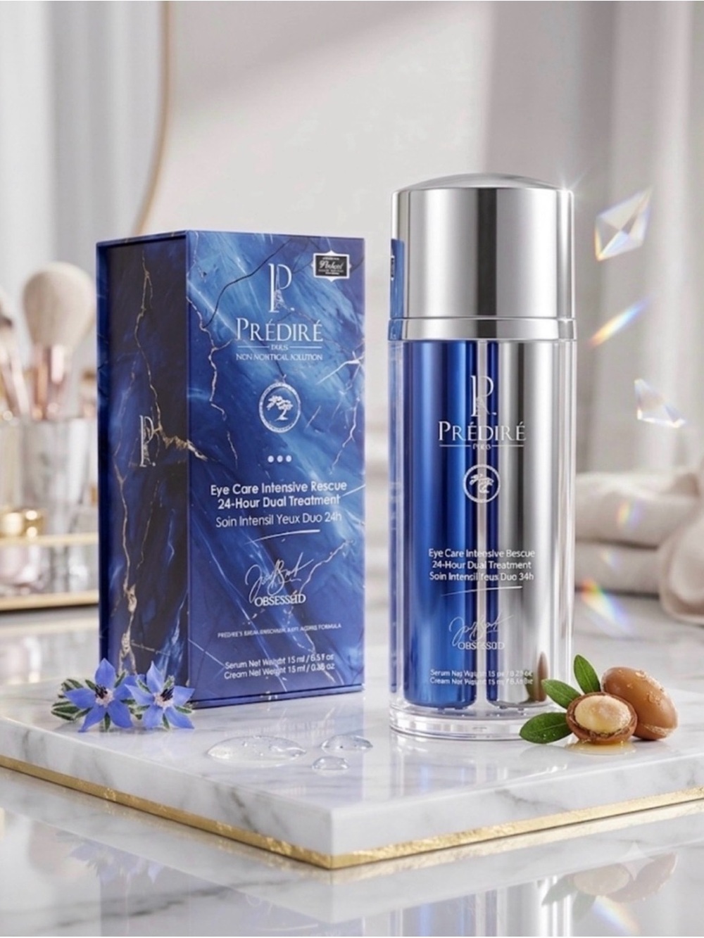 Predire Eye Care Intensive Rescue 24-Hour Dual Treatment ~ Retail $950
